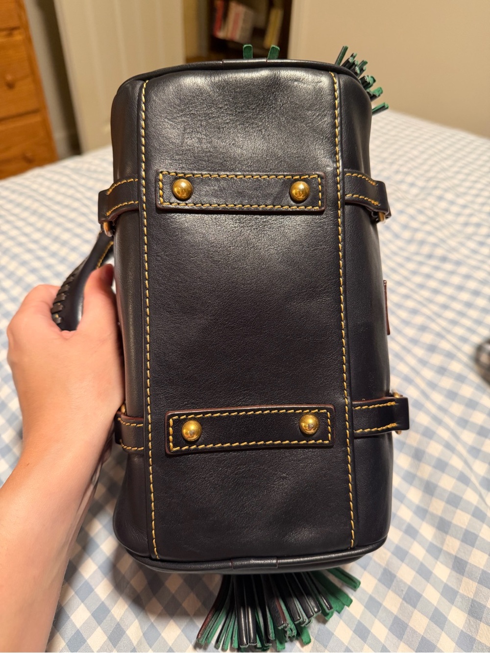 Dooney & Bourke Micro Florentine Satchel - Picture 5 of 6
